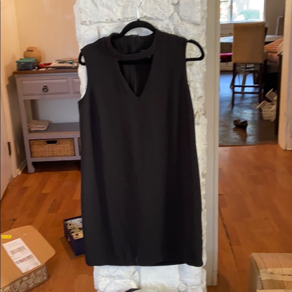 Black dress.